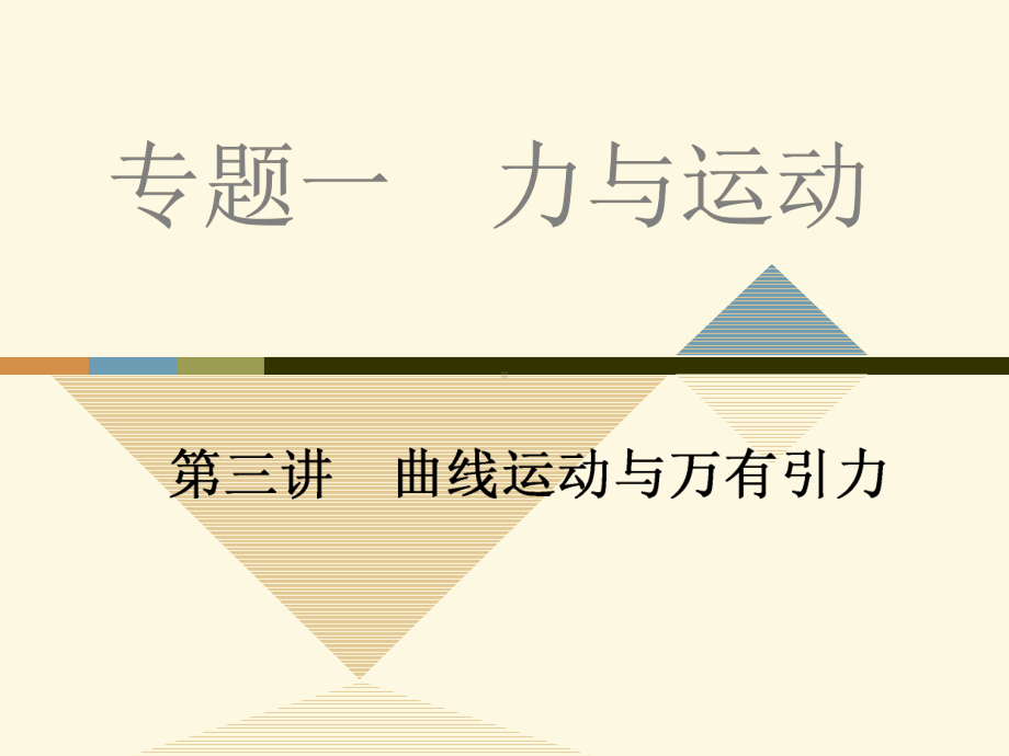 课件0课件1届高三二轮复习第三讲曲线运动与万有引力课件.ppt_第1页