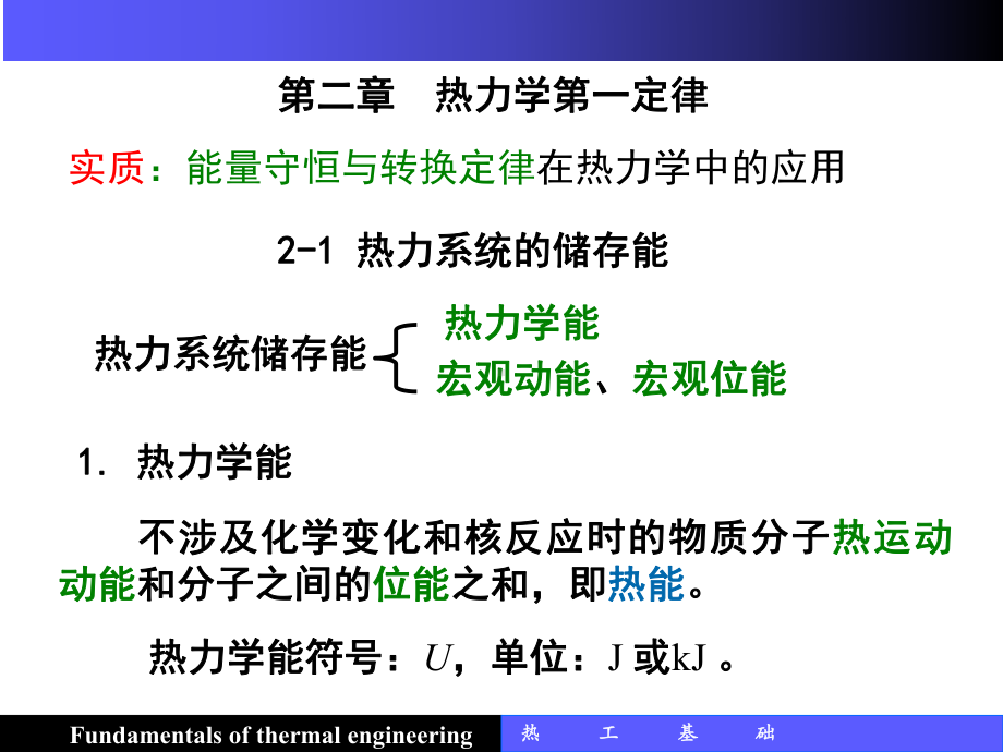 第二章-热力学第一定律解析课件.ppt_第1页