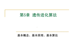 第5章遗传进化算法课件.ppt