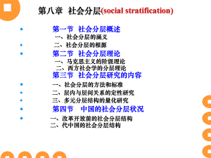 第八章-社会分层讲解课件.ppt