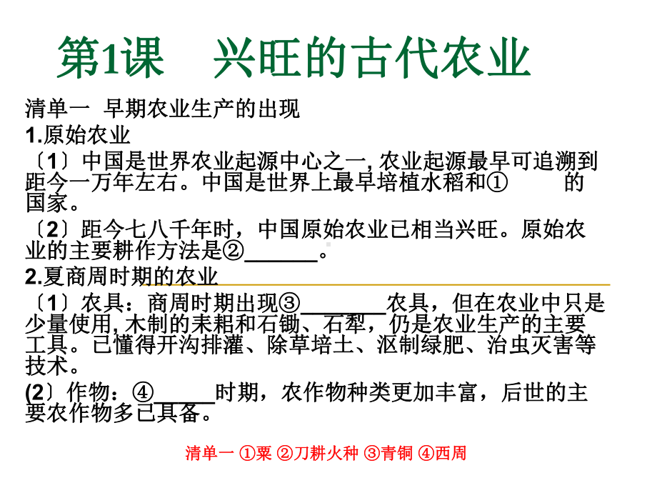 高中一年级历史必修二复习课件.ppt_第1页