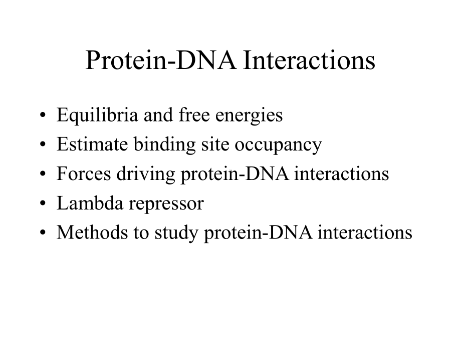 哈佛分子生物学-蛋白质和DNA的关系课件.ppt_第1页