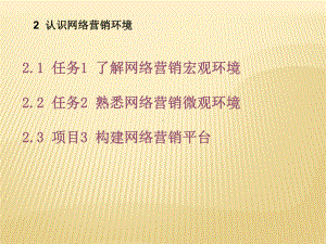 第二章-认识网络营销环境《网络营销与策划》课件.pptx