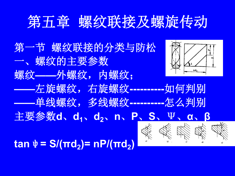 第五章-螺纹联接及螺旋传动课件.ppt_第1页