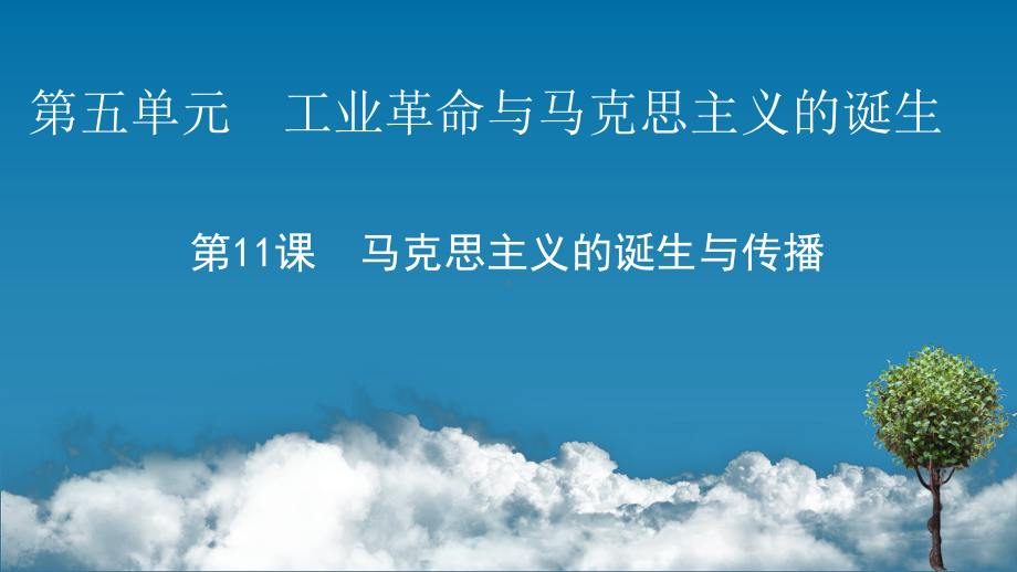 高中历史人教版必修中外历史纲要-马克思主义的诞生与传播-pp课件.pptx_第1页