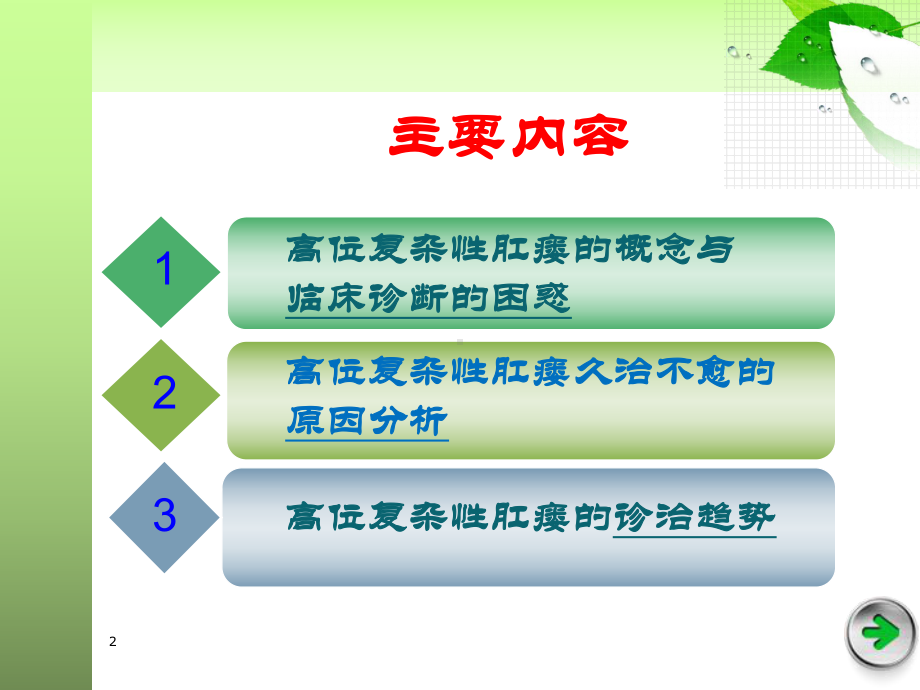 高位复杂性肛瘘的诊治思考课件.ppt_第2页