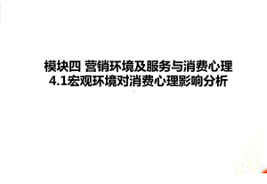 第十一章-宏观环境对消费心理影响分析-《消费心理学》课件.pptx