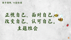 正视自己、面对自己、改变自己、认可自己 ppt课件-2022秋高中心理健康主题班会.pptx