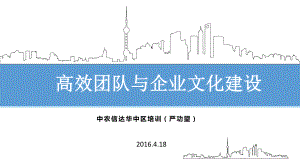 高效团队与企业文化建设(严功望)课件.ppt