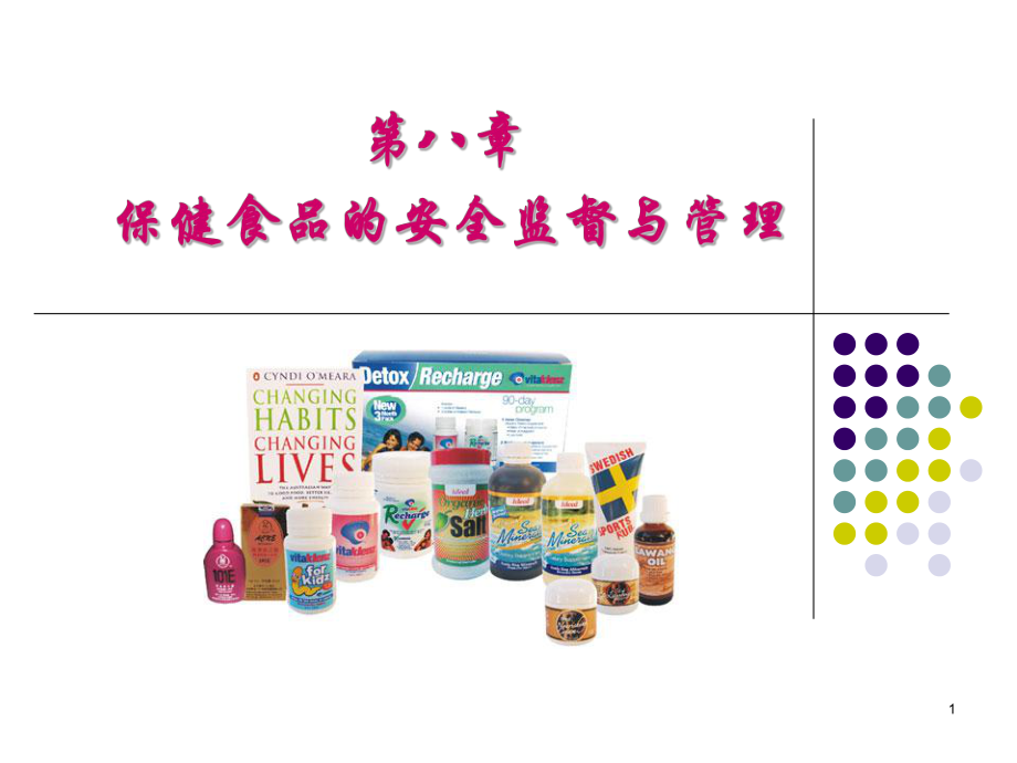 第八章-保健食品的安全监督与管理课件.ppt_第1页