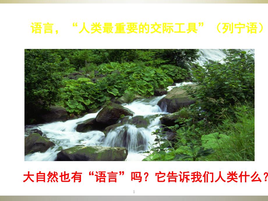 经典：《大自然的语言》教学课件.ppt_第1页