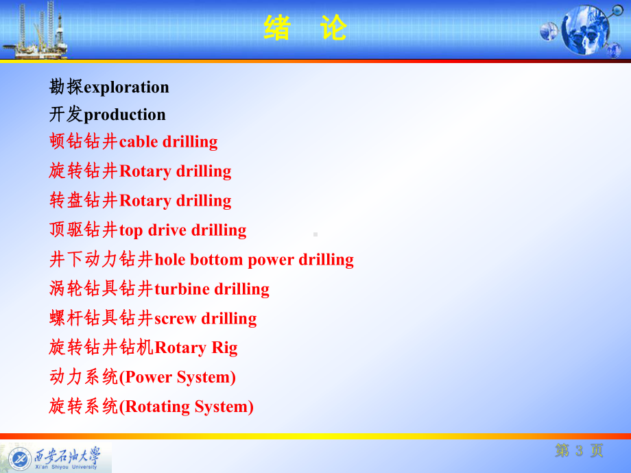 钻井专业词汇翻译总复习课件.ppt_第3页