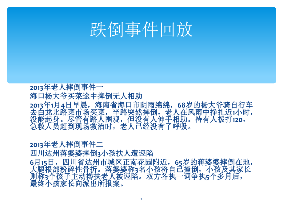 跌倒的概念现状与危害教学课件教案资料.ppt_第2页