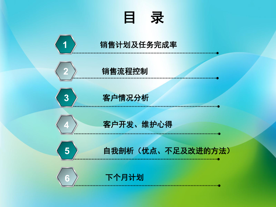 销售月度工作总结模板课件.ppt_第2页