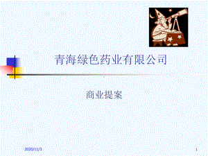 青海XX药业有限公司商业提案课件.ppt