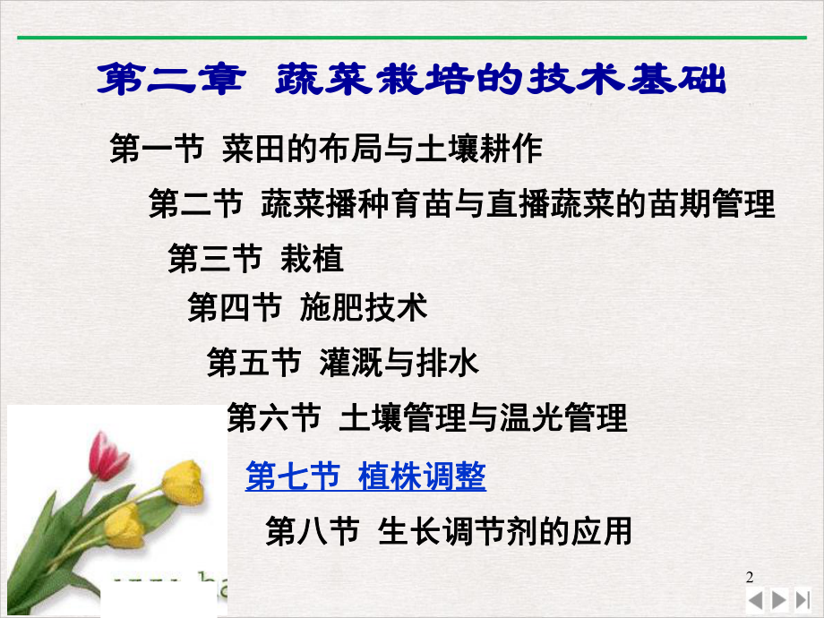 第二章蔬菜栽培的技术基础教学课件.ppt_第2页