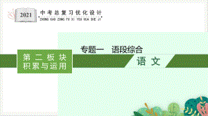 第二板块积累与运用语段综合课件安徽省中考二轮复习.pptx