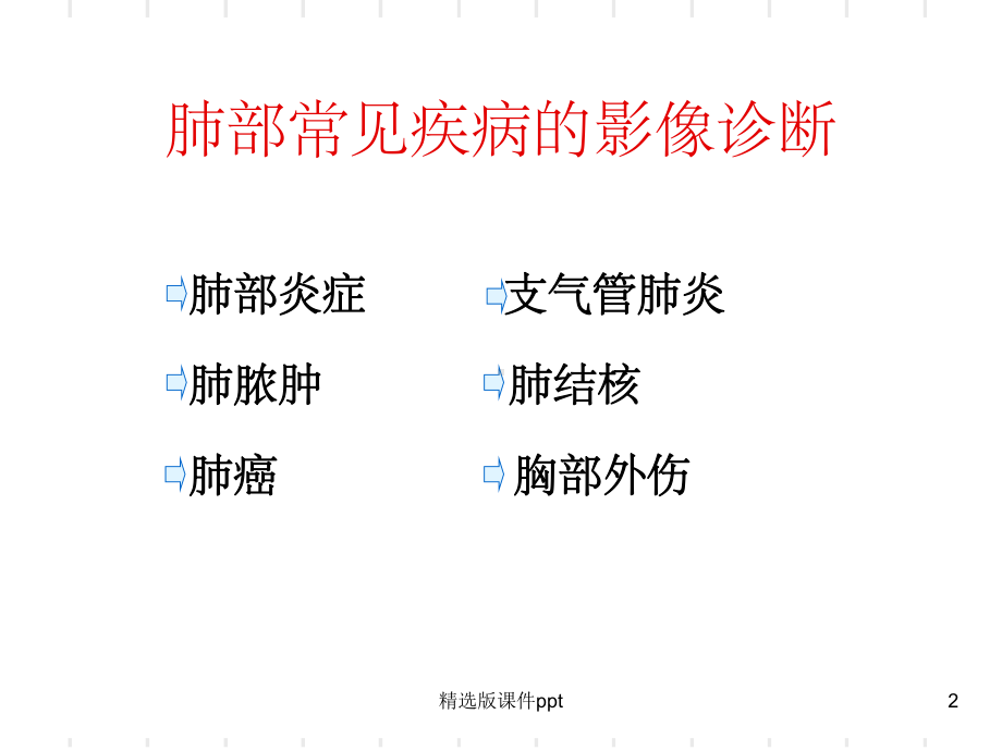 肺部常见疾病的影像诊断课件.ppt_第2页