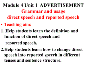 直接引语和间接引语教学课件.ppt