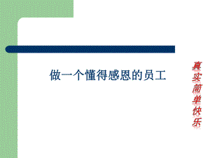 懂得感恩的员工(稿件)资料课件.ppt