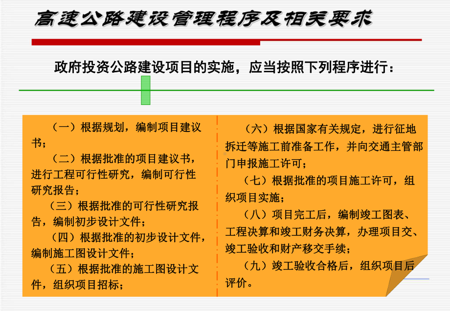 高速公路建设管理程序及相关要求课件.ppt_第3页