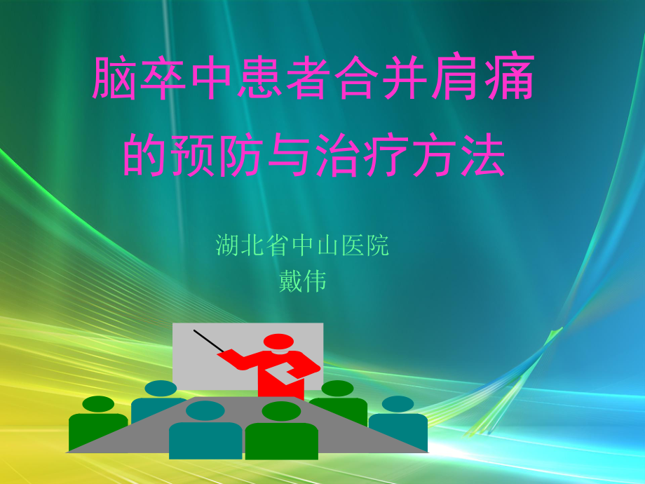 脑卒中患者合并肩痛的预防与治疗方法课件.ppt_第1页