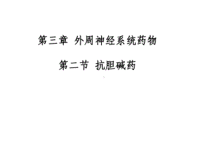 药物化学抗胆碱药-00002-课件.ppt