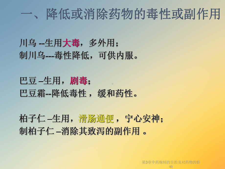 第3章中药炮制的目的及对药物的影响课件.ppt_第3页