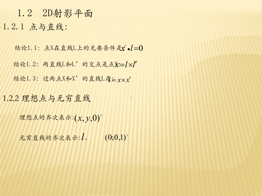 计算机视觉中的多视图几何第一章-2-D射影几何和变换课件.pptx_第2页