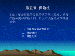 经济法课件3--保险法.ppt