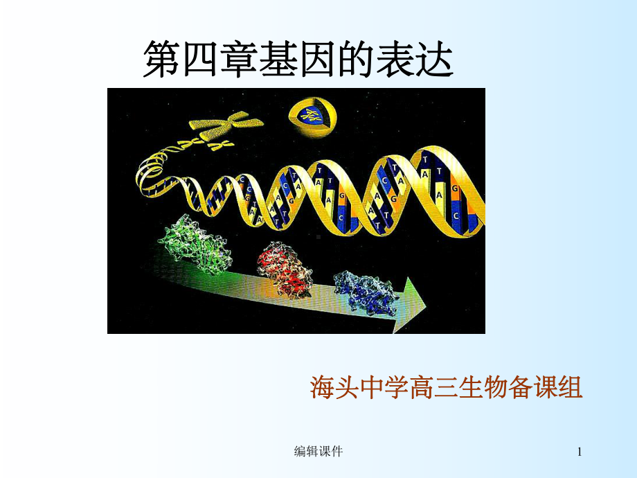 人教版教学课件基因指导蛋白质合成复习.ppt_第1页