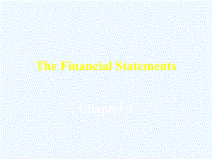 财务会计-第一章the-financial-statements课件.ppt