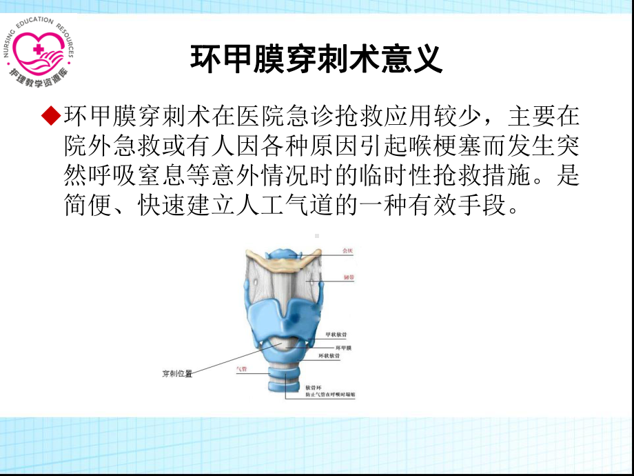 第四章常用急救技术-第节-环甲膜穿刺术切开术课件.ppt_第3页