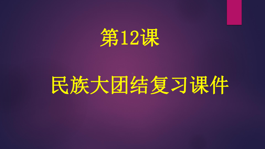 部编版历史民族大团结完美版1课件.pptx_第1页