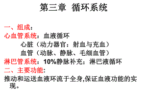 第三章循环系统课件.ppt