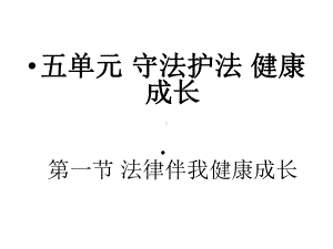 法律伴我们健康成长课件.ppt