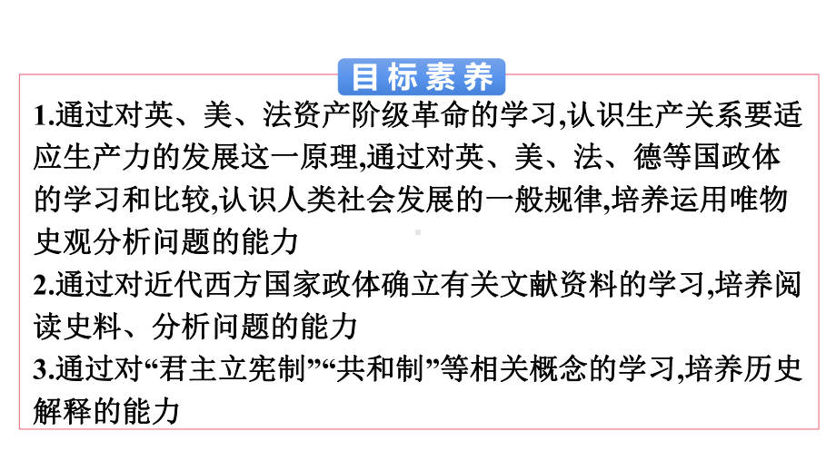 高中历史部编版必修中外历史纲要(下)课件：-资产阶级革命与资本主义制度的确立.pptx_第2页