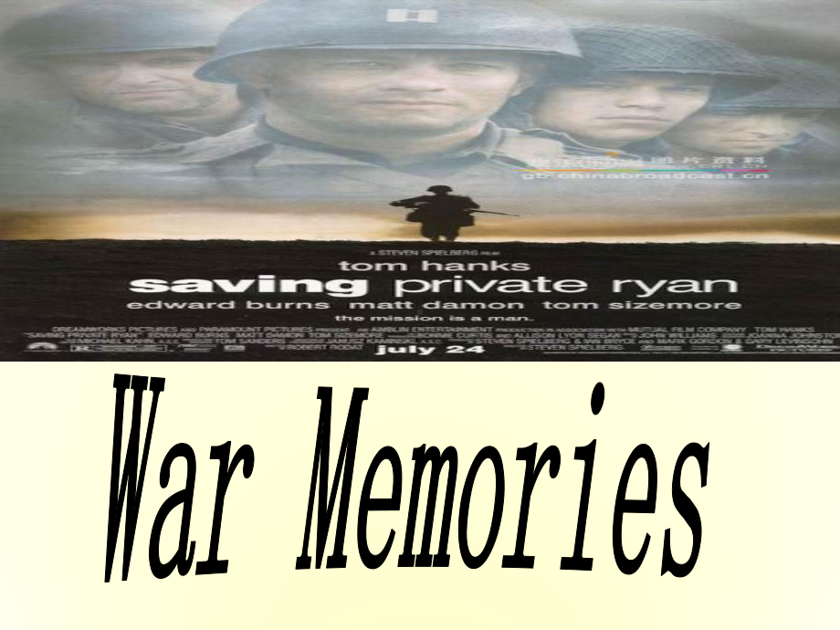 英语北师大版选修8-Unit23-Conflict-Lesson-1-War-Memories-2课件.ppt（纯ppt,可能不含音视频素材）_第1页