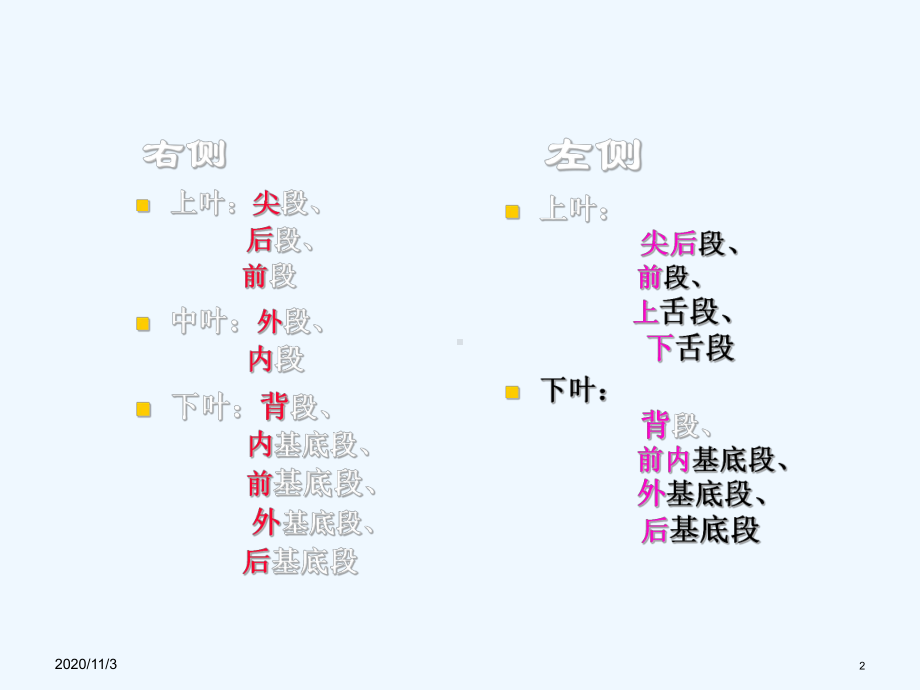 肺肝的分叶分段介绍课件.ppt_第2页