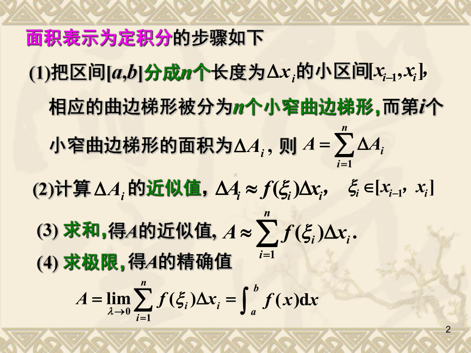 高等数学(2版-建工类)定积分的微元法-平面图形的面积-课件.ppt_第2页