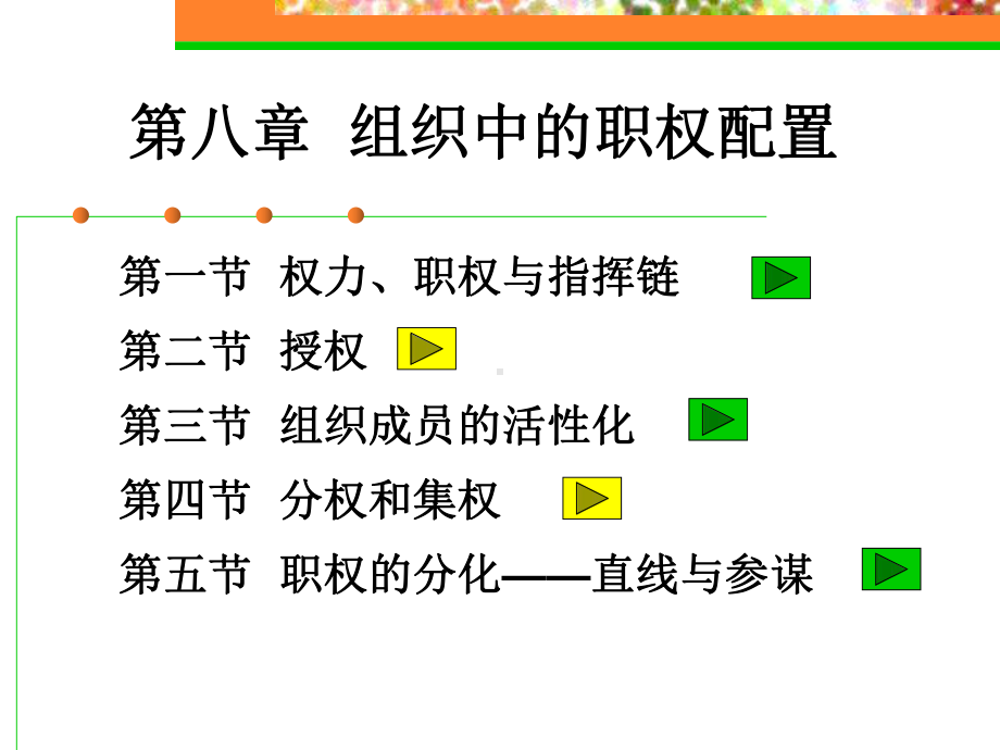 第八章组织中的职权配置课件.ppt_第1页