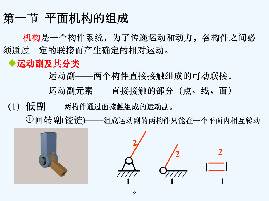 第一章平面机构简图及自由度分解课件.ppt_第2页