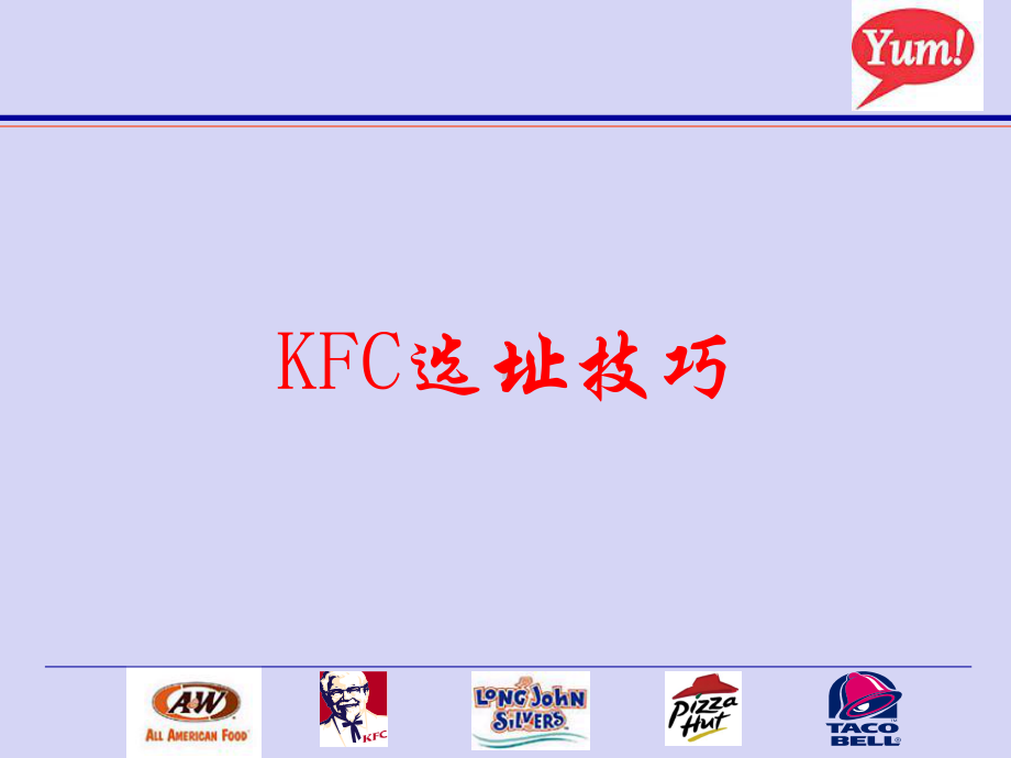 肯德基KFC选址的技巧-课件.ppt_第1页