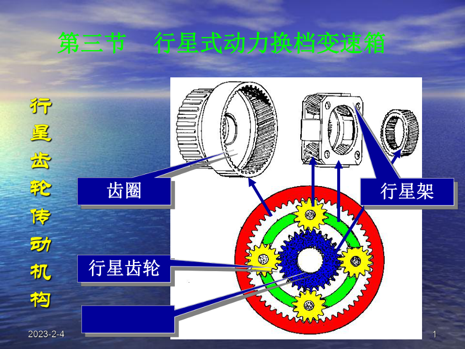 第五章第三节--行星式动力换档变速器课件.ppt_第1页