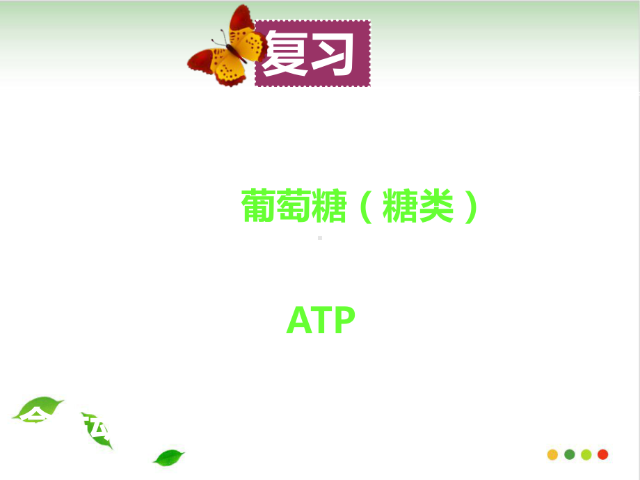 ATP的主要来源细胞呼吸课件整理.ppt_第1页