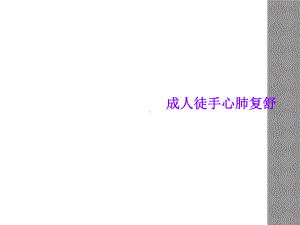 成人徒手心肺复舒课件.ppt