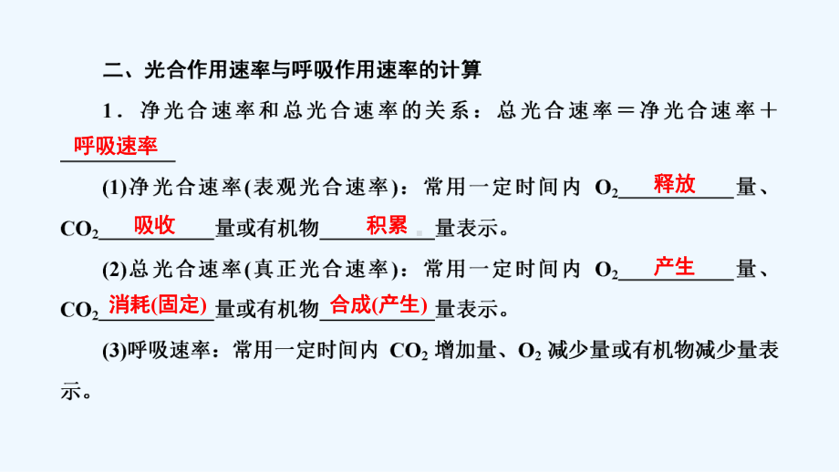 2022高考生物一轮复习第一部分必修基础巩固与提升第五章第七节光合作用和呼吸作用的关系课件新人教版.ppt_第3页