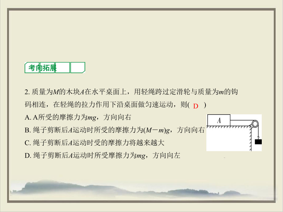 浙教版科学七级下册微专题二力平衡与受力分析课件.ppt_第3页