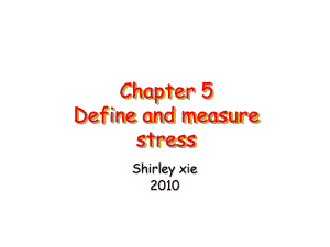 《临床心理学》双语教学课件chapter5defineandmeasurestressI.ppt