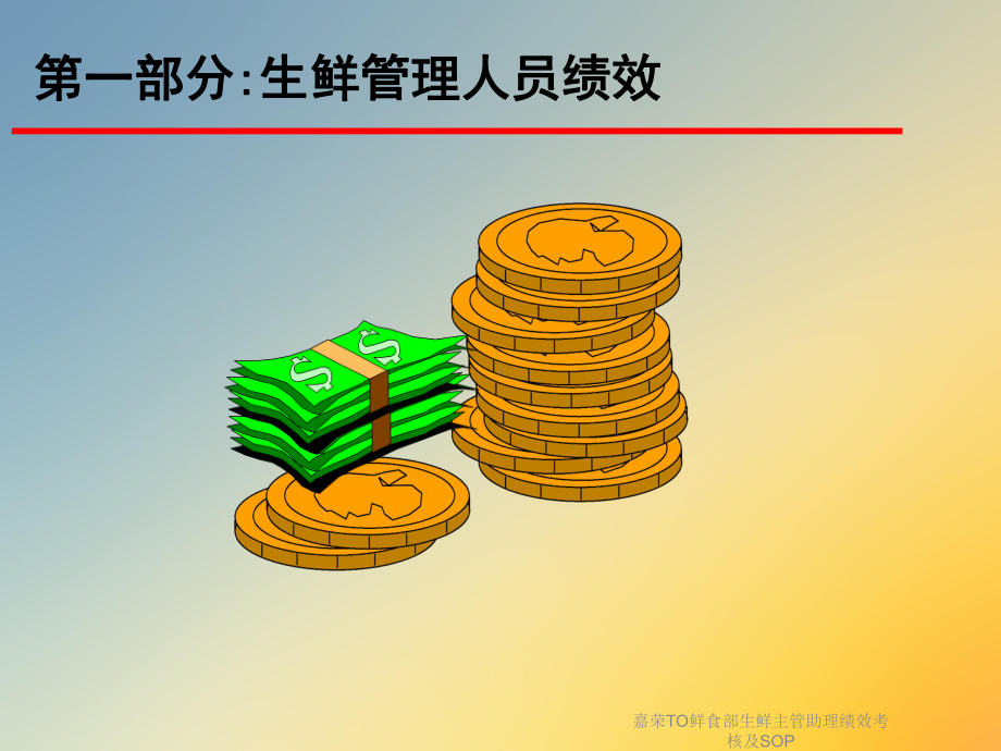 嘉荣TO鲜食部生鲜主管助理绩效考核及SOP课件.ppt_第3页